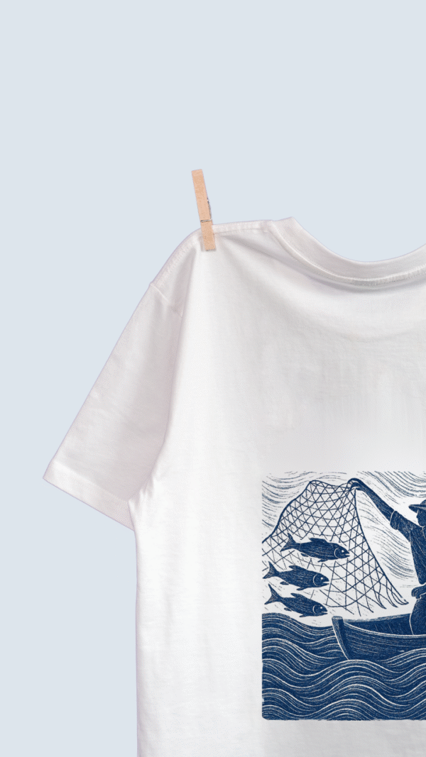 Camiseta La Pesca -Estampado oficio en espalda - Image 2