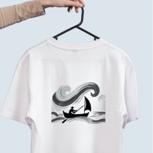 Camiseta Contra La Marea -Estampado en espalda